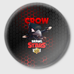 Значок Brawl Stars crow ворон стальная броня