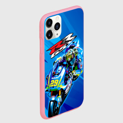 Чехол для iPhone 11 Pro Max матовый Suzuki MotoGP - фото 2