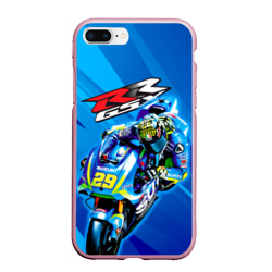 Чехол для iPhone 7Plus/8 Plus матовый Suzuki MotoGP