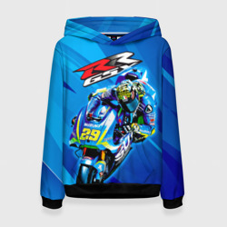 Женская толстовка 3D Suzuki MotoGP