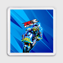 Магнит 55*55 Suzuki MotoGP