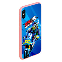 Чехол для iPhone XS Max матовый Suzuki MotoGP - фото 2