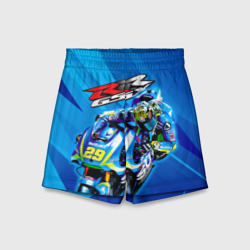 Детские спортивные шорты 3D Suzuki MotoGP