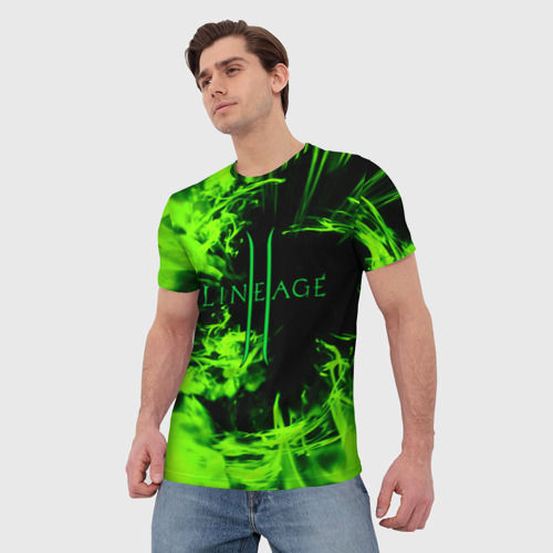 Мужская футболка 3D Lineage 2, цвет 3D печать - фото 3