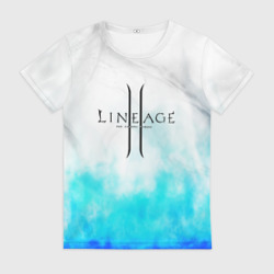 Женская футболка 3D Lineage 2