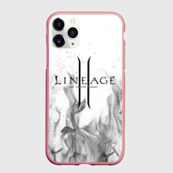 Чехол для iPhone 11 Pro Max матовый Lineage 2: white-black