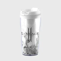 Термокружка-непроливайка Lineage 2: white-black