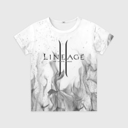 Детская футболка 3D Lineage 2: white-black