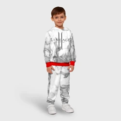 Детский костюм с толстовкой 3D Lineage 2: white-black - фото 2