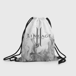 Рюкзак-мешок 3D Lineage 2: white-black