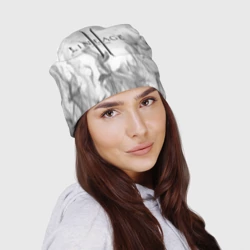 Шапка 3D Lineage 2: white-black - фото 2