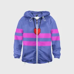 Детская ветровка 3D Undertale frisk фриск