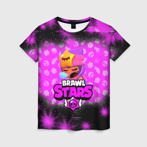 Женская футболка 3D с принтом BRAWL STARS:SANDY, вид спереди #2