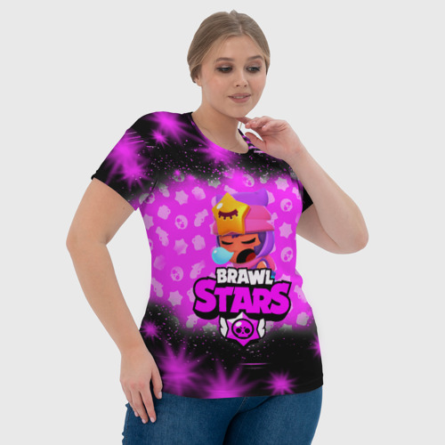 Женская футболка 3D с принтом BRAWL STARS:SANDY, фото #4