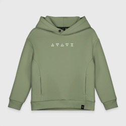 Детское худи Oversize хлопок Знаки