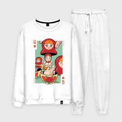 Мужской костюм хлопок Матрешка современная - карта дамы