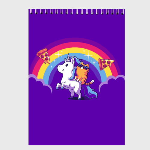 единорог кошка на облаке. единорог мем.