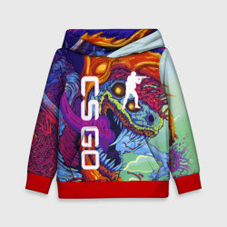 Детская толстовка 3D CS GO hyperbeast КС Го хайпербист