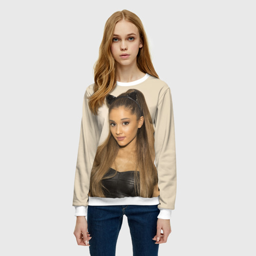 Женский свитшот 3D Ariana Grande (Ариана Гранде), цвет 3D печать - фото 3