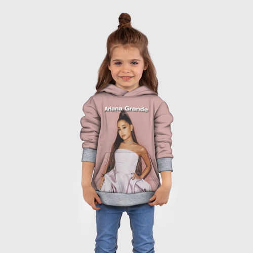 Детская толстовка 3D Ariana Grande Ариана Гранде, цвет меланж - фото 4