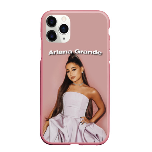 Чехол для iPhone 11 Pro Max матовый Ariana Grande Ариана Гранде, цвет баблгам