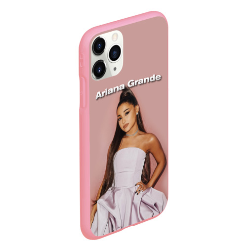 Чехол для iPhone 11 Pro Max матовый Ariana Grande Ариана Гранде, цвет баблгам - фото 3