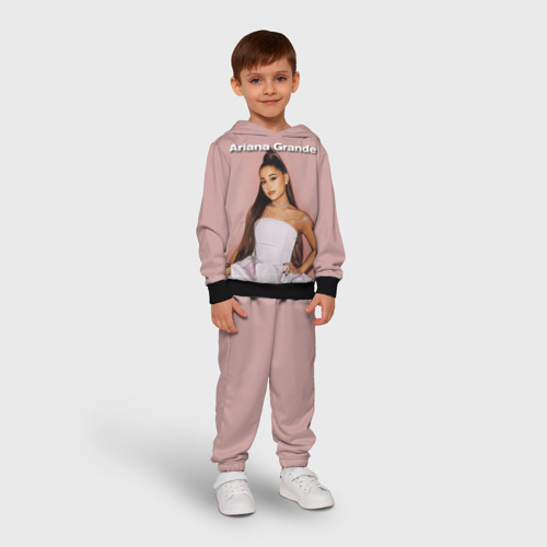 Детский костюм с толстовкой 3D Ariana Grande Ариана Гранде, цвет черный - фото 3