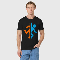 Мужская футболка хлопок Portal 2 - фото 2