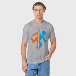Мужская футболка хлопок Portal 2 - фото 2