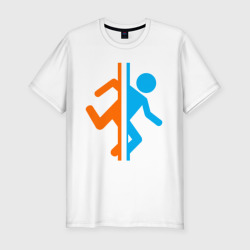 Мужская футболка хлопок Slim Portal 2