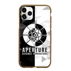 Чехол для iPhone 11 Pro Max матовый Портал 2 лого