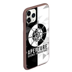 Чехол для iPhone 11 Pro Max матовый Портал 2 лого - фото 2