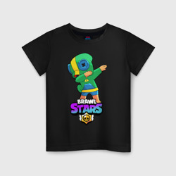 Детская футболка хлопок Brawl Stars Leon, Dab
