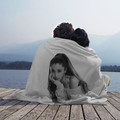 Плед 3D Ariana Grande Ариана Гранде, цвет 3D (велсофт) - фото 3