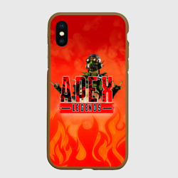 Чехол для iPhone XS Max матовый Apex Legends