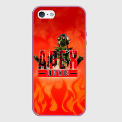 Чехол для iPhone 5/5S матовый Apex Legends