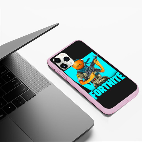 Чехол для iPhone 11 Pro Max матовый Fortnite, цвет розовый - фото 5