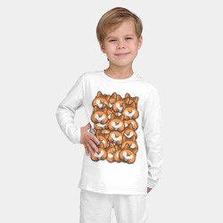 Детская пижама с лонгсливом хлопок Попки Корги - фото 2