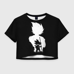 Женская футболка Crop-top 3D Mini Dragon Ball