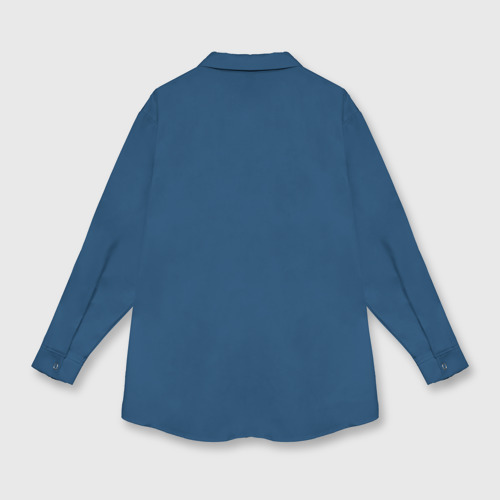 Женская рубашка oversize 3D Смадж в кармане, цвет белый - фото 2