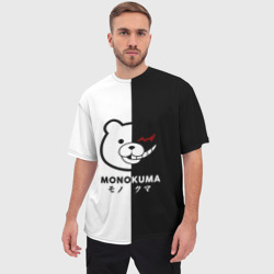 Мужская футболка oversize 3D Monokuma - фото 2