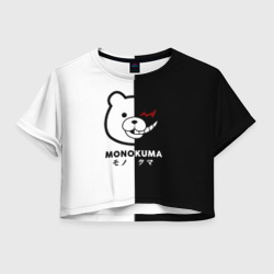 Женская футболка Crop-top 3D Monokuma