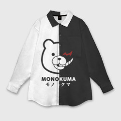 Женская рубашка oversize 3D Monokuma