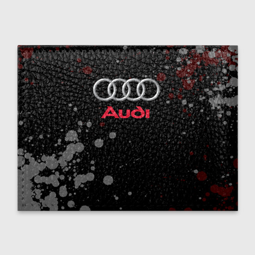 Обложка для студенческого билета Audi Ауди +Спина, цвет черный - фото 2