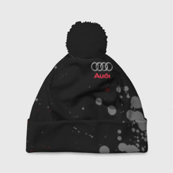 Шапка 3D c помпоном Audi Ауди +Спина