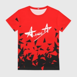 Женская футболка 3D Алиса