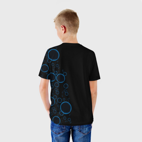 Детская футболка 3D с принтом Fortnite [003], вид сзади #2