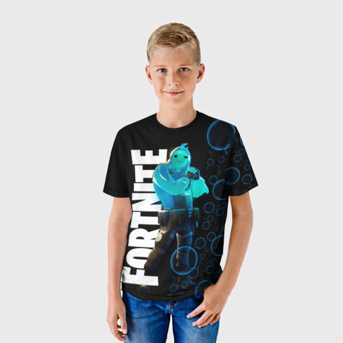 Детская футболка 3D с принтом Fortnite [003], фото на моделе #1
