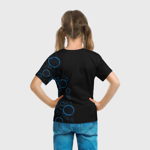 Детская футболка 3D с принтом Fortnite [003], вид сзади #2