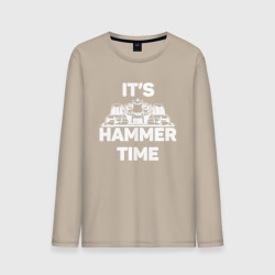 Мужской лонгслив хлопок It's hammer time